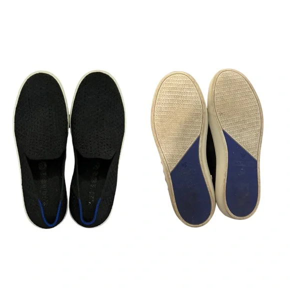 Rothy’s The Original Slip On Sneaker Black Size 7.5 - Picture 2 of 4